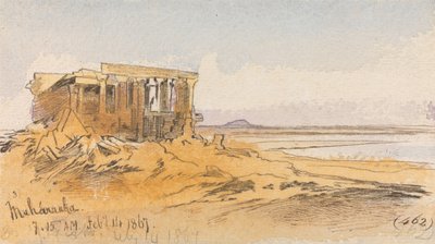 Maharraka, 7-15 am, 14 February 1867 by Edward Lear